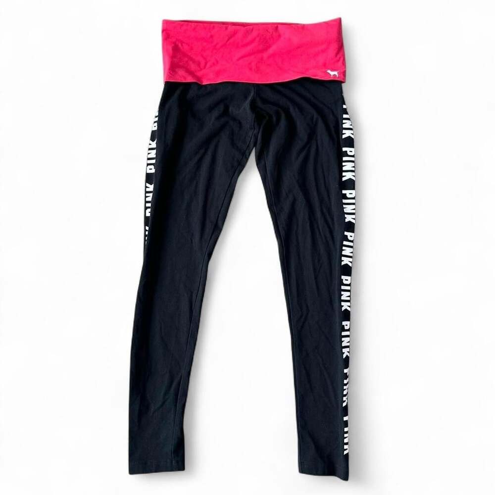 Y2K Victoria’s Secret PINK Low Rise Foldover Capri Leggings – Size Small